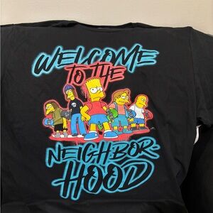 NEW Black Graphic T-Shirt Simpsons kids